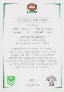 2019 NRL Elite #105 Alex Johnston Back